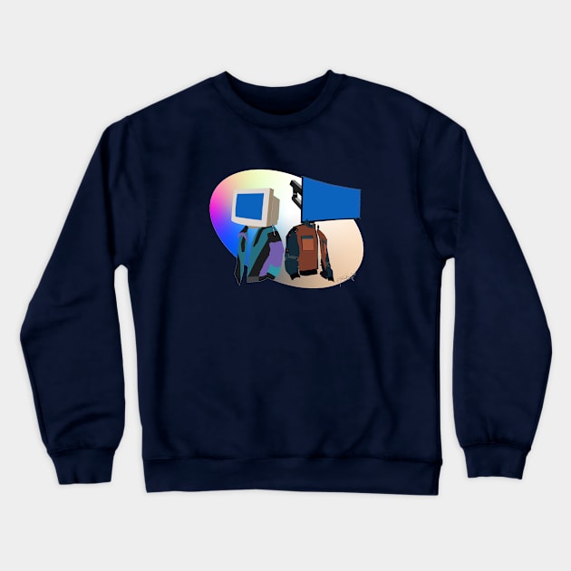 PuterBoiz Crewneck Sweatshirt by k1ownkid